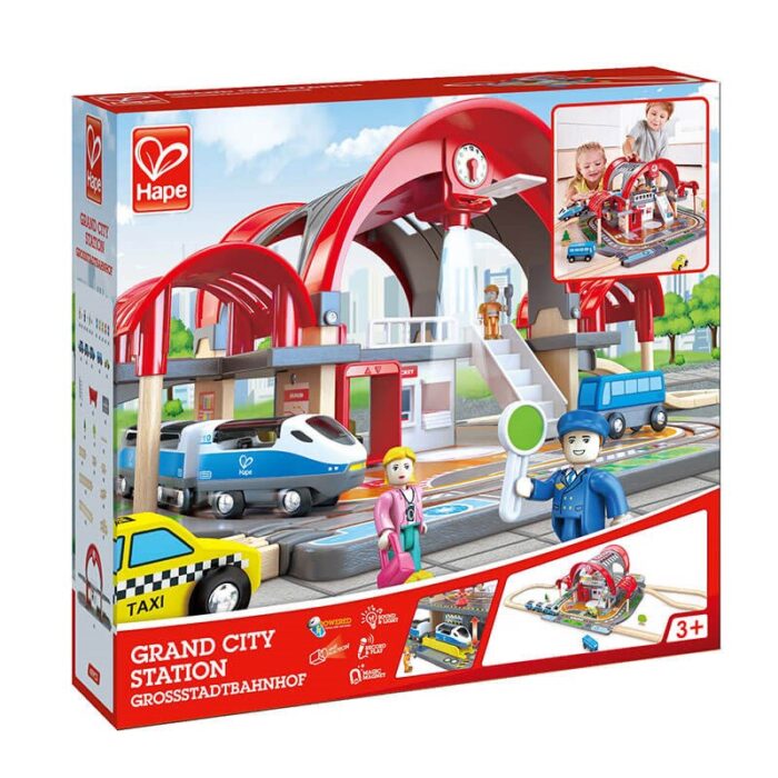 Hape grand city oyuncak tren istasyonu e69d d