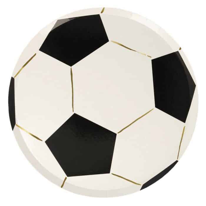 Meri meri - futbol tabaklar - 8'li - görsel 2