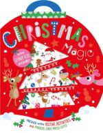 Elf atölyesi macerası, renkli sayfalar ve yaratıcı çıkartmalarla dolu Christmas Magic Activity Book. 4 yaş ve üzeri çocuklar için eğlenceli Noel keşfi!