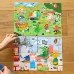 Mori Toys - My Self Care Routine: Çift Taraflı 8+2 Puzzle - Görsel 5