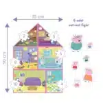 Mori Toys - Peppa’s House: 6 in 1 Puzzle ile Peppa'nın Evinin Mimarı Ol! - Görsel 4