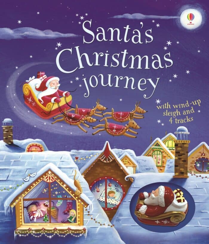 Santa's christmas journey - wind-up sleigh - görsel 1
