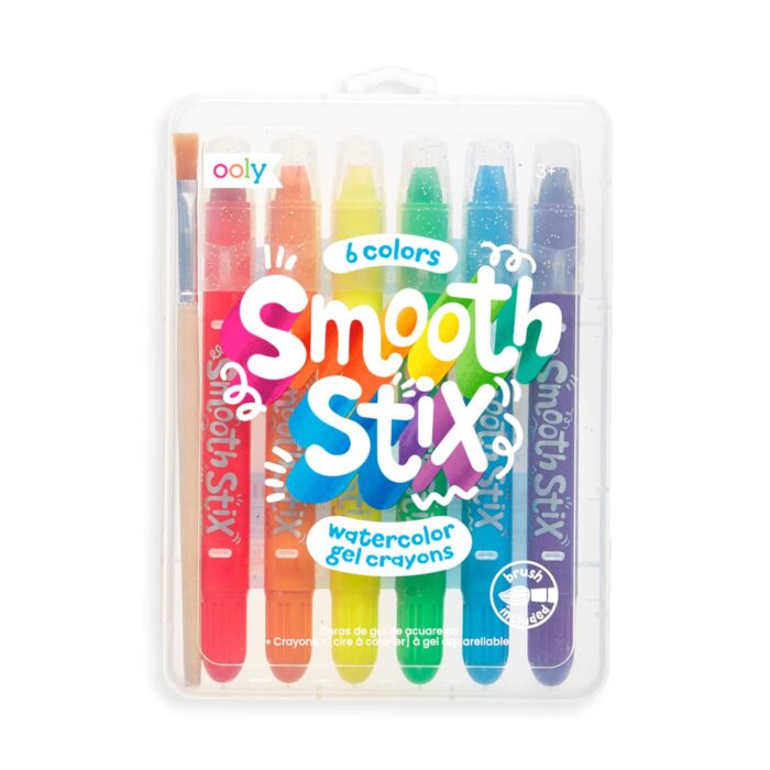 Ooly smooth stix sulu boya efektli 6'lı jel boya kalemi - görsel 1