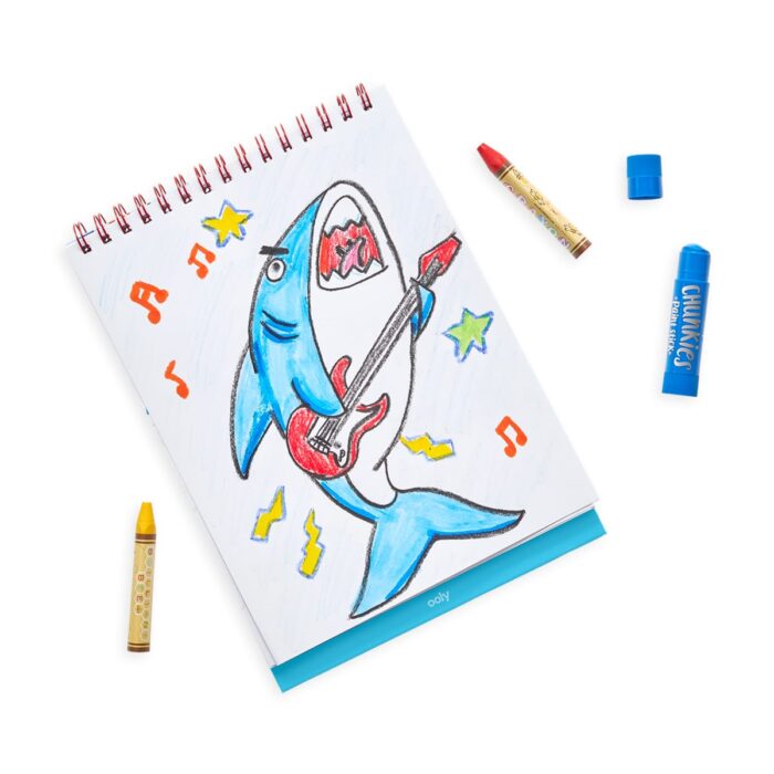 Ooly sketch & show dik duran telli resim defteri - awesome doodles - görsel 2