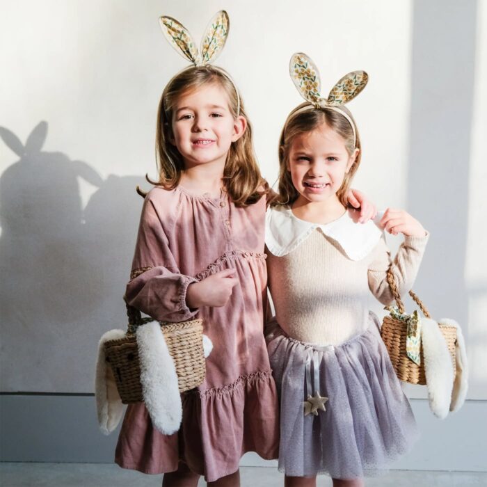 Mimi & lula easter hasır sepet çanta - görsel 4