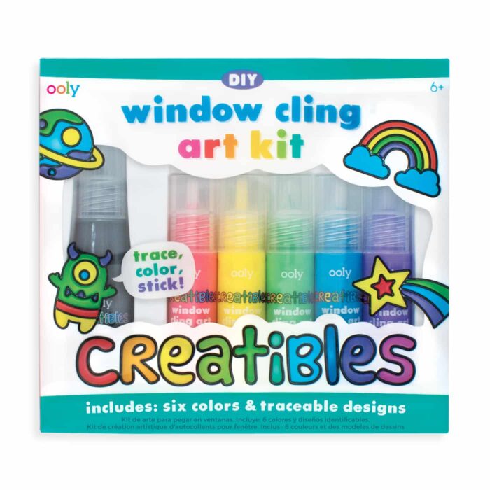 Ooly creatibles 6 renkli cam boya seti - görsel 1