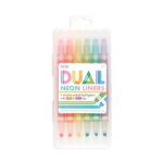 Ooly Dual Çift Uçlu Neon 6’lu Highlighter