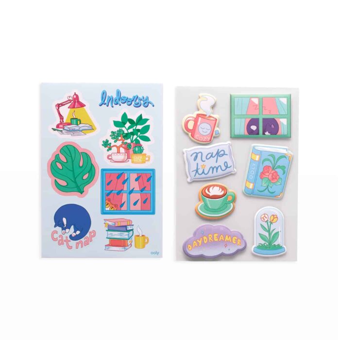 Ooly sticker stash çıkartma seti - indoorsy - görsel 5
