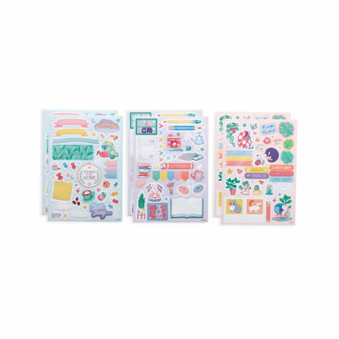 Ooly sticker stash çıkartma seti - indoorsy - görsel 6