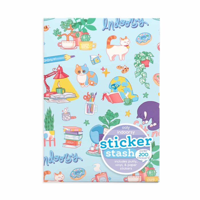 Ooly sticker stash çıkartma seti - indoorsy - görsel 1