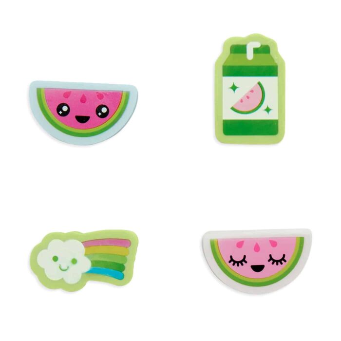 Ooly lil’ juicy 4’lü silgi - karpuz kokulu - görsel 3