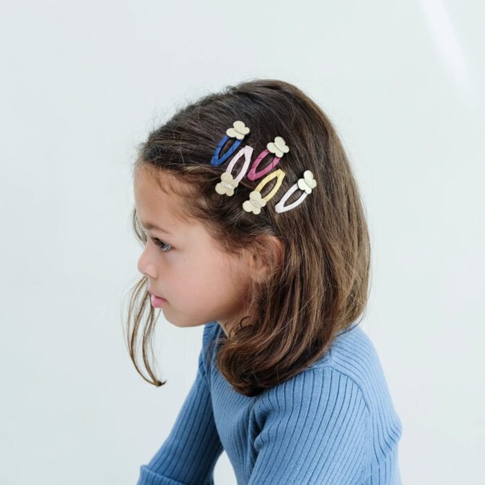 Mimi & lula winter ivy butterfly mini 5'li toka - görsel 2