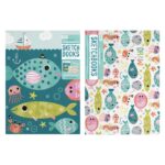 Ooly Doodle Pad 2'li Resim Defteri - Friendly Fish