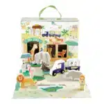 FLOSS & ROCK Ahşap Figürlü Oyun Kutuları/Jungle