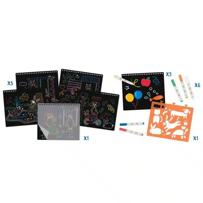Floss & rock chalk board eskiz kitabı - görsel 4