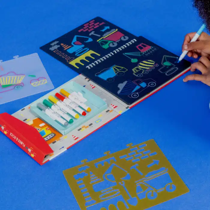 Floss & rock chalk board eskiz kitabı / constuctıon - görsel 3