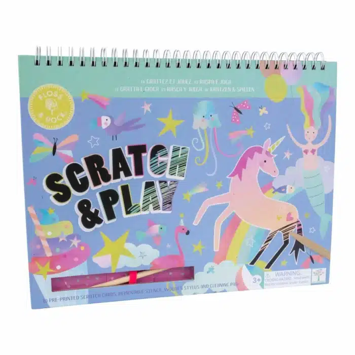 Floss & rock scratch and play aktivite kitabı /fantasy - görsel 1