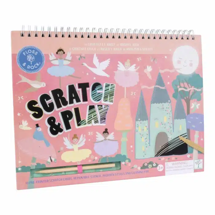 Floss & rock scratch and play aktivite kitabı / enchanted - görsel 1