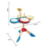 Hape Drum and Cymbal Oyuncak Davul Seti - Görsel 6