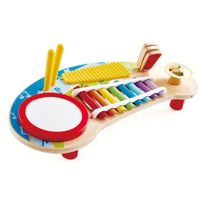 Hape mighty mini band oyuncak müzik seti - görsel 1