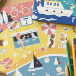 Poppik Sticker - Colouring Seaside - Görsel 2