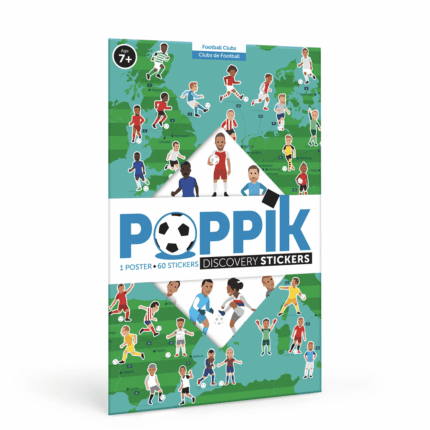 Futbol tutkunları için eşsiz bir keşif! Futbol temalı poster, küçük futbolcuların kendi kulüplerinin formalarıyla yer aldığı bu eğitici poster seti, çocukların futbol dünyasını keşfetmelerini sağlar. 6 yaş ve üzeri çocuklar için uygundur.