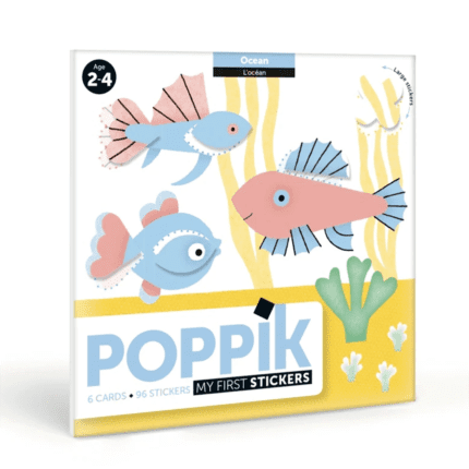 My First Stickers Ocean, çocuklar için mükemmel bir eğlence ve öğrenme deneyimi! Kolay çıkarılabilen ve tekrar yapıştırılabilen çıkartmalarla dolu bu set, çocukların el becerilerini geliştirmelerine ve eğlenirken öğrenmelerine yardımcı olur.