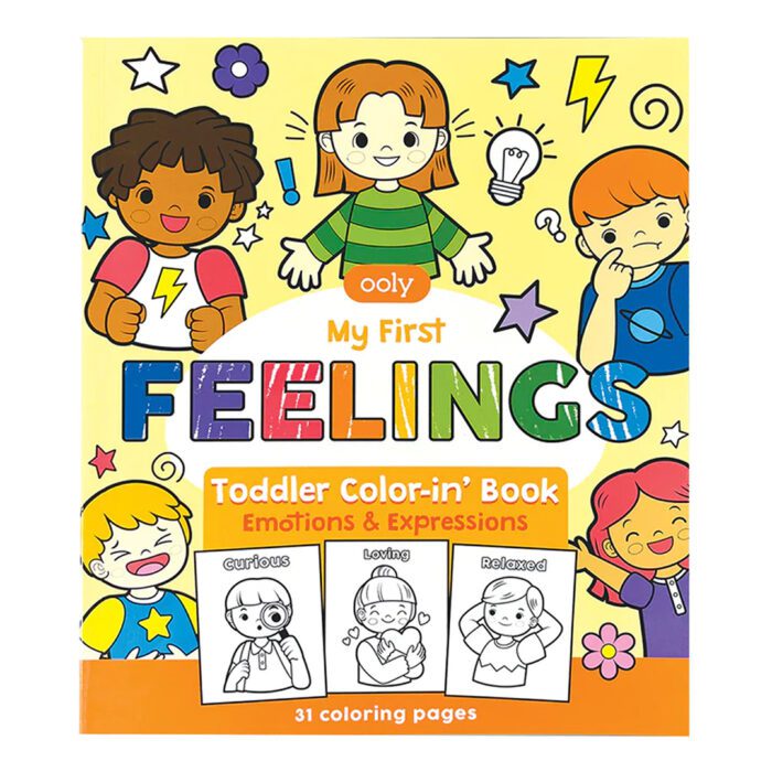 Ooly boyama kitabı - my first feelings - görsel 1