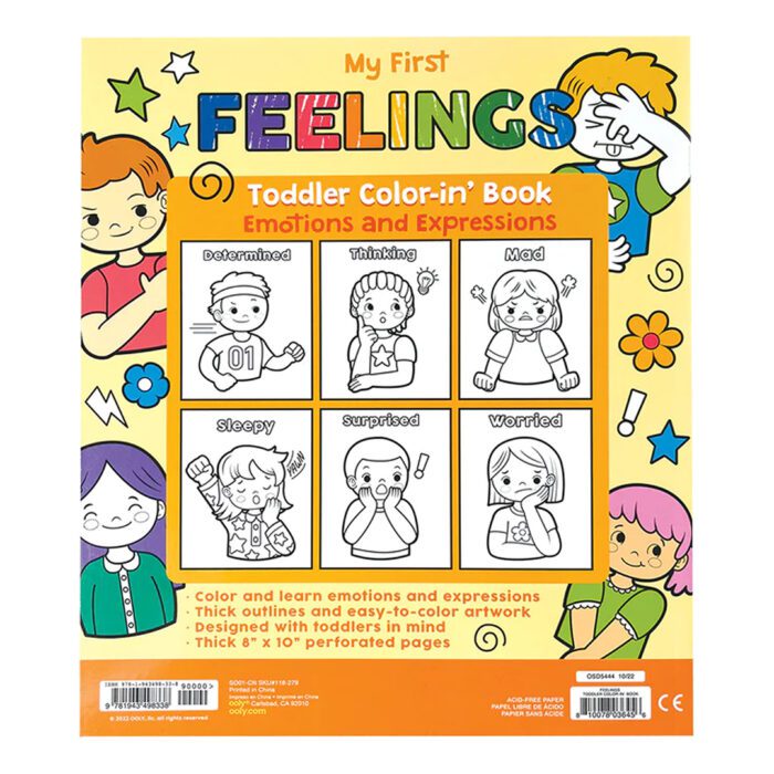 Ooly boyama kitabı - my first feelings - görsel 2