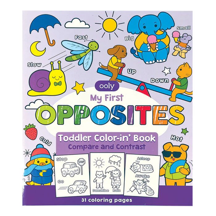 Ooly boyama kitabı - my first opposites - görsel 1