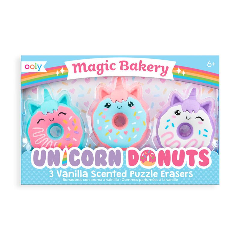 Ooly magic bakery unicorn donuts 3ocolu╠e kokulu silgi seti magic journey 2