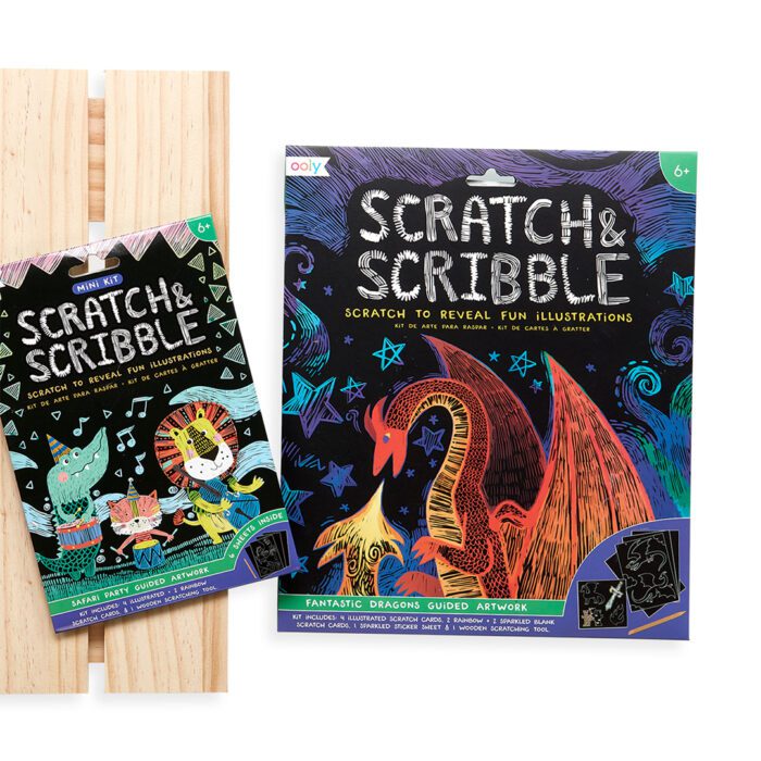 Ooly mini scratch & scribble - safari party - görsel 5