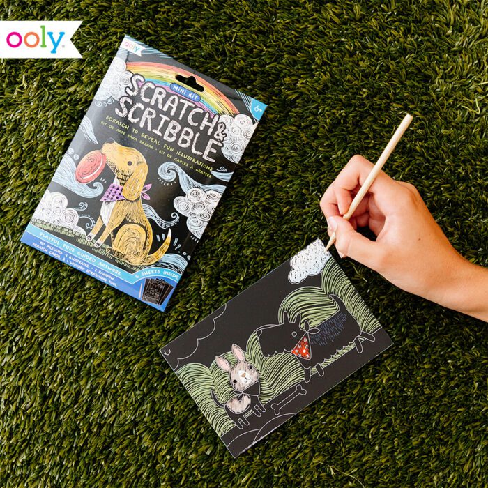 Ooly mini scratch & scribble - safari party - görsel 7