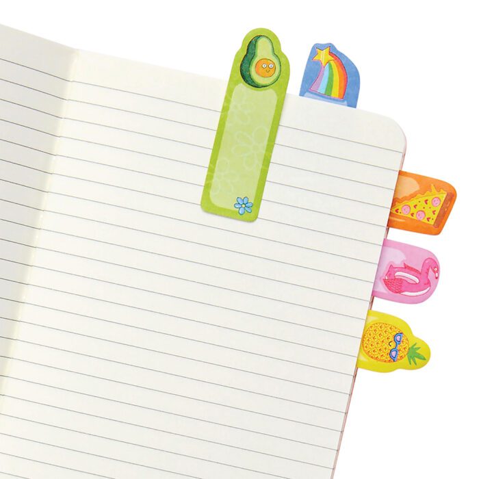 Ooly note pals yapışkanlı etiket seti - cute doodle world - görsel 2