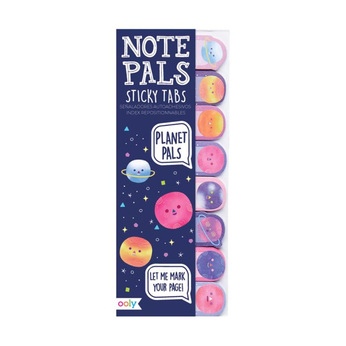 Ooly note pals yapışkanlı etiket seti - planet pals - görsel 1