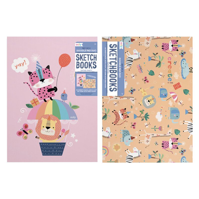 Ooly pad duo 2li resim defteri safari party magic journey 3