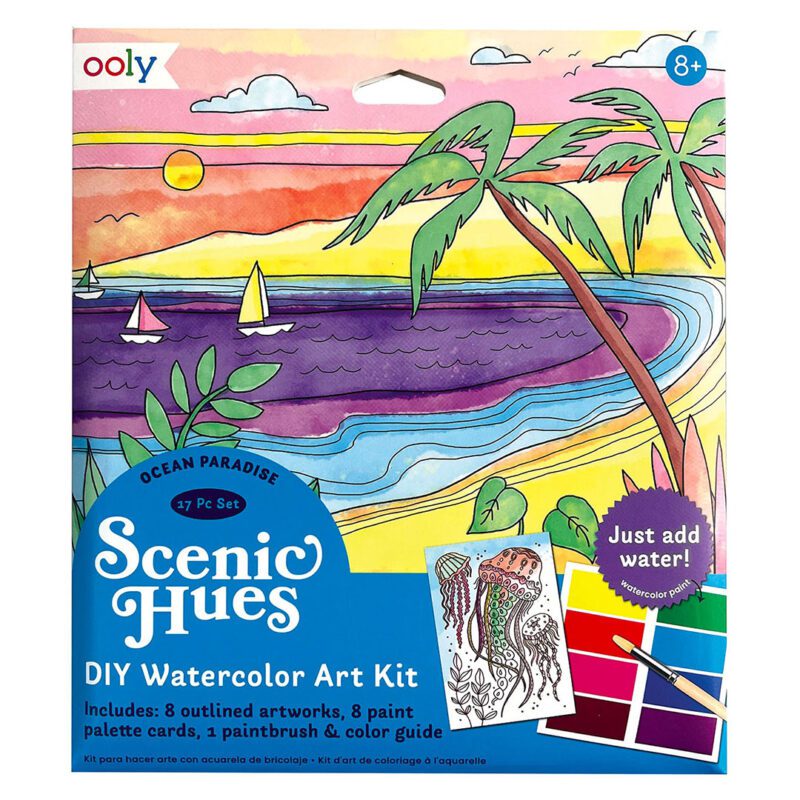 Ooly scenic hues sulu boya sanat seti ocean paradise magic journey 1