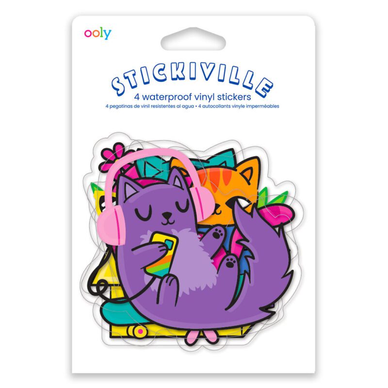 Ooly stickiville vinil c╠g─▒kartmalar silly kitties magic journey 1