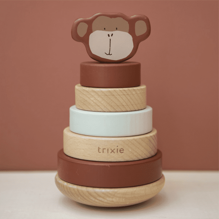 Trixie ahşap dizme oyuncağı - mr. Monkey - görsel 4