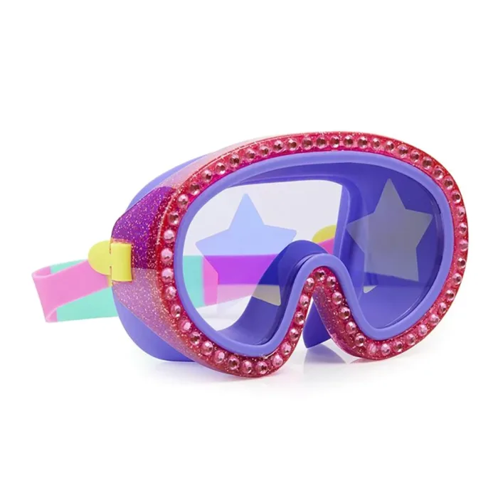 Bling2o - rock star glitter mask strawberry - renkli çocuk deniz gözlüğü - görsel 2