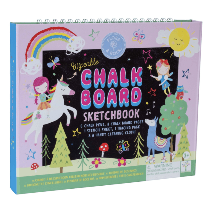 Floss & rock chalk board eskiz kitabı / rainbow fairy - görsel 1