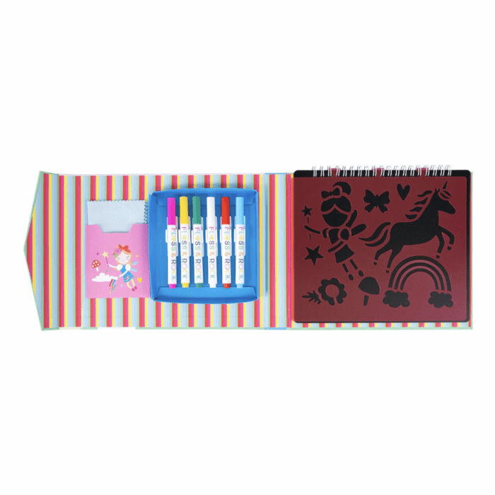 Floss & rock chalk board eskiz kitabı / rainbow fairy - görsel 5