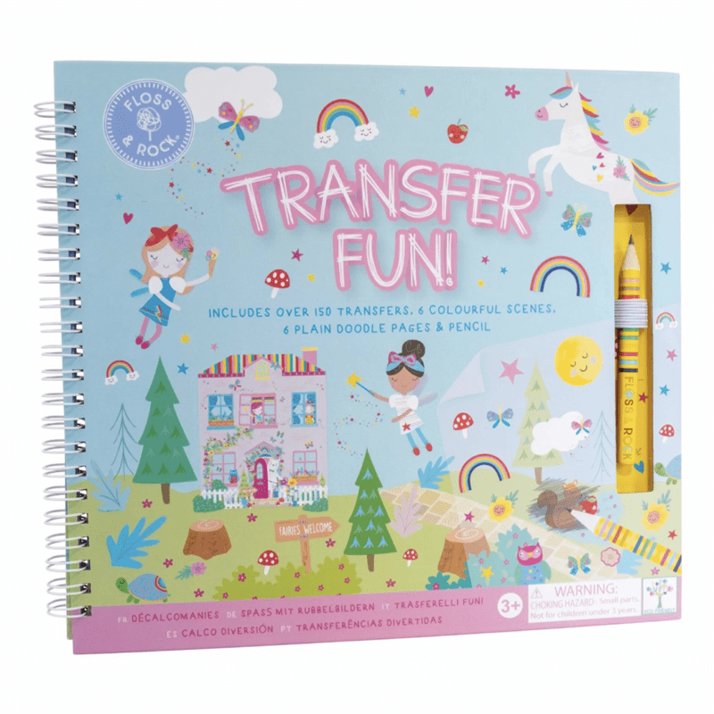 Floss rock transfer fun aktivite kitabi rainbow fairy yeni 1
