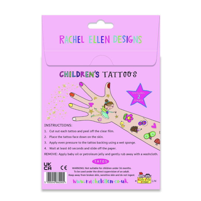 Rachel ellen design gecici dovme fairy friends 2