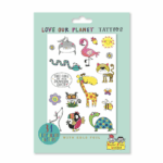 Rachel Ellen Design Geçici Dövme / Love Our Planet