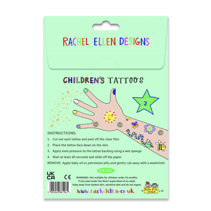 Rachel ellen design geçici dövme / love our planet - görsel 2