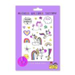 Rachel Ellen Design Geçici Dövme / Magical Unicorn