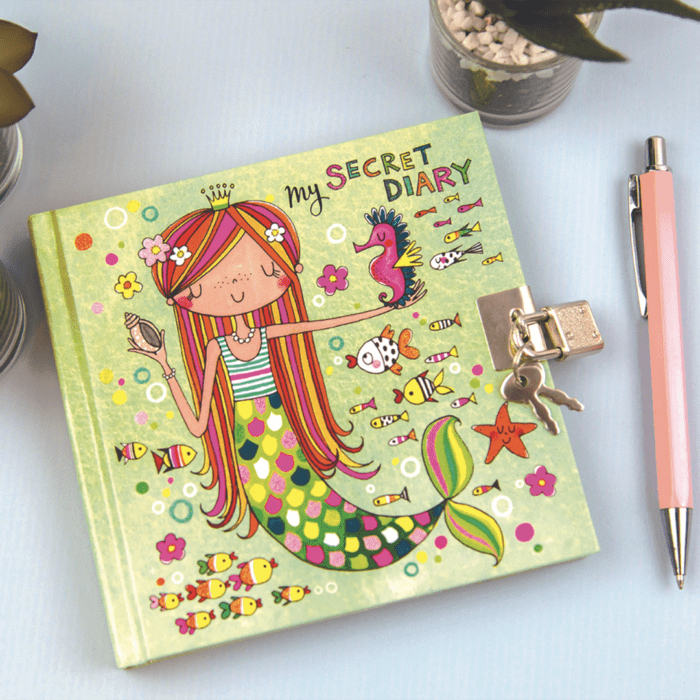 Rachel ellen design kilitli günlük / mermaid & seahorse - görsel 2