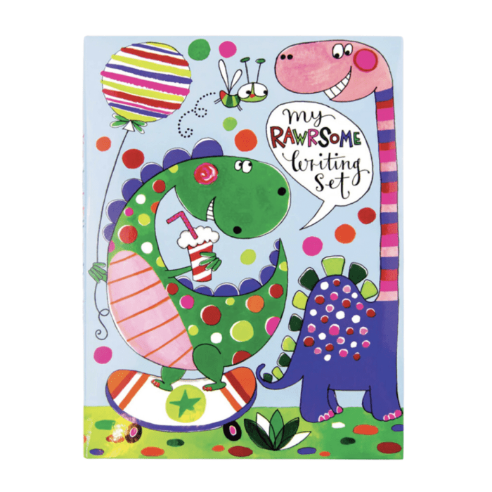 Rachel ellen design mektup seti / rawr-some set dinosaurs - görsel 1