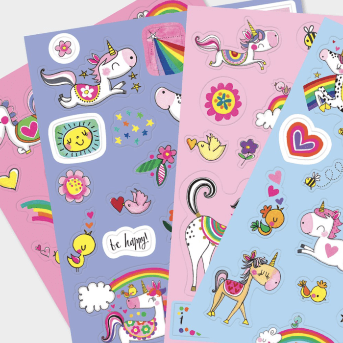 Rachel ellen design sticker seti / unicorns & rainbows - görsel 2